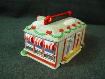 Coca Cola Town Square Tick Tock Diner Christmas Lighted  