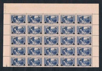 LEBANON 1945 HALF SHEET SET SC#173 176 CV 200$+ MNH LOT  