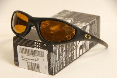NEW Oakley Straight Jacket Vintage Sunglasses Black w/Bronze 30 986 