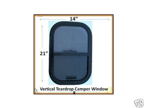 RV Teardrop Tear Drop Trailer Windows (1) New 14 x 21  