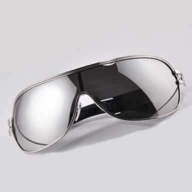   Sunglasses Aviator square mirror shade metal resin sun glasses 016