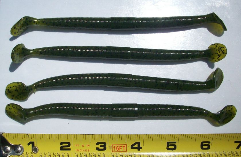 40 WATERMELON SEED 6 WACKY SENKOS Bass Fishing Lures  