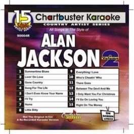 Alan Jackson Vol.2   Chartbuster Karaoke cdg 90004  