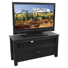 NEW 44 Contemporary Wood Plasma/LCD TV Stand Console  